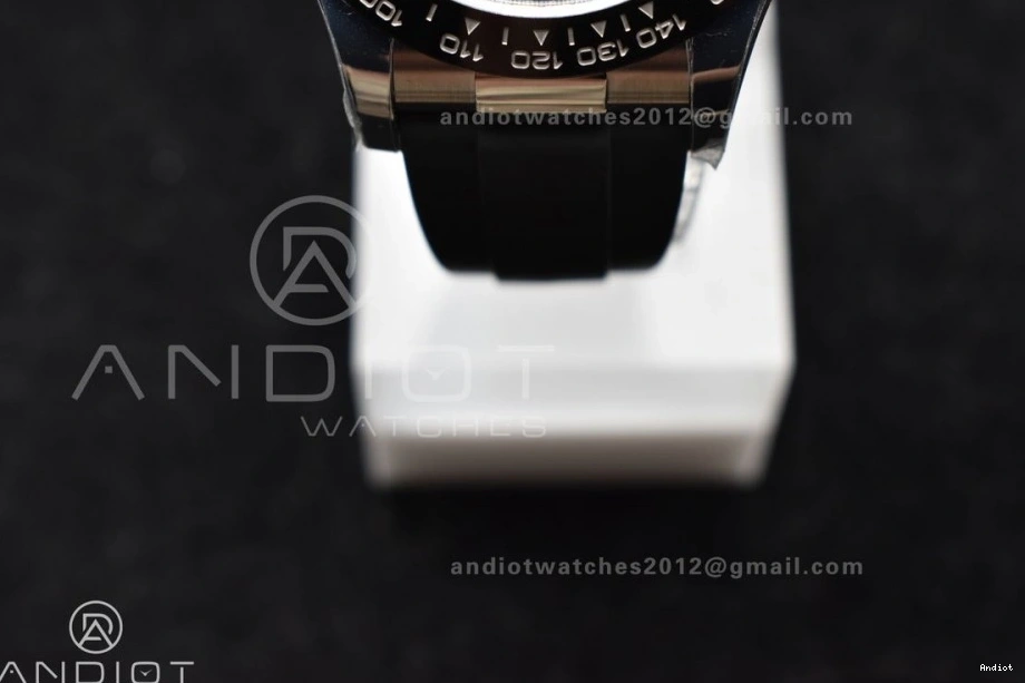 BTF Rubber Diamonds Black Daytona Edition Strap 116519 768 SA Modern Oysterflex on Best 1:1 Dial 0815